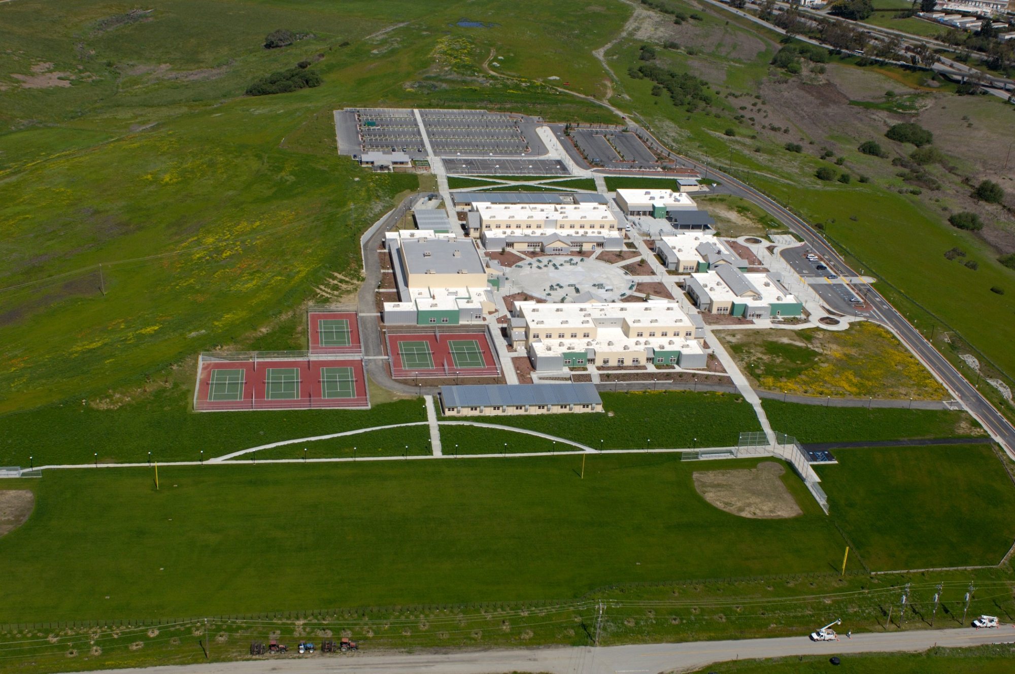 Aerial view of Pajaro Valley High School